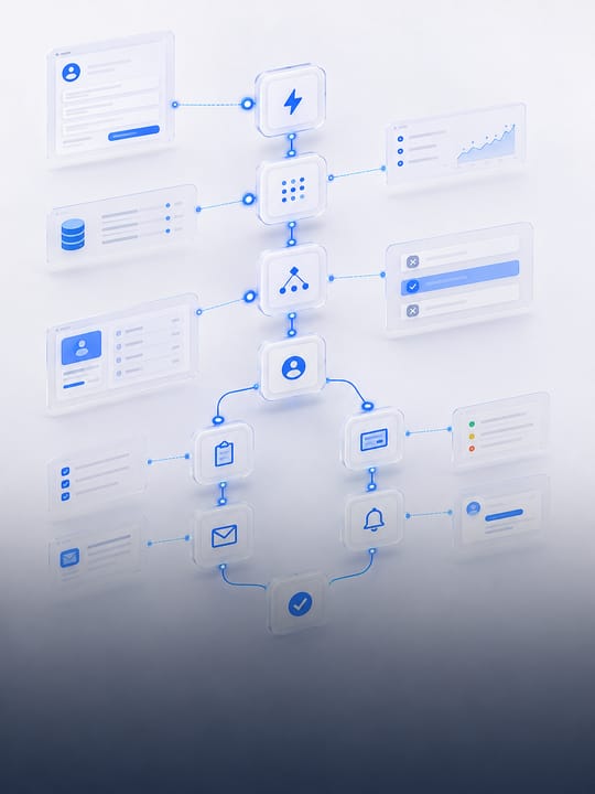 Representative AI workflow automation architecture