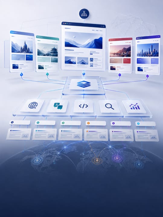 Representative international SEO architecture