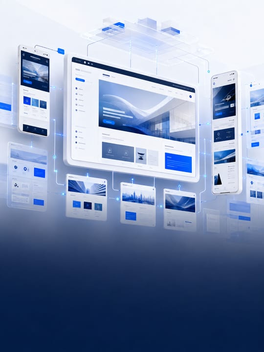 Representative multilingual website architecture