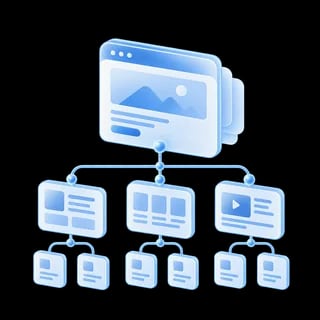 Website architecture and page hierarchy